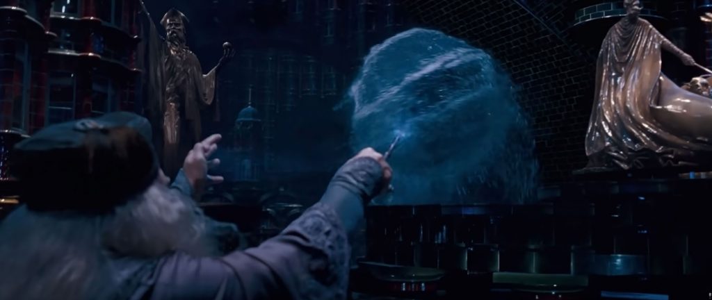 Harry Potter und der Orden des Phönix: Albus Dumbledore nutzt Wasser Magie im Kampf gegen Lord Voldemort