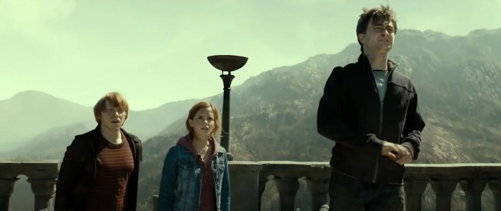 Harry Potter und die Heiligtümer des Todes Teil 2: Harry zerbricht den Elderstab vor Ron und Hermine
